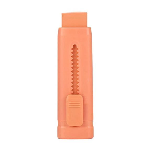 Rirozkan Sliding Eraser, Push Pull Retractable Eraser, Soft Cute Eraser Stick, Telescopic Eraser with Cover for Drawing and Art