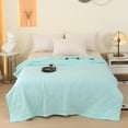 thumbnail image 1 of Rirozkan Summer Quilt, Cooling Blanket for AC, Lightweight Thin Quilt, Machine Washable for Full Bed 59x79 Inch, 1 of 5