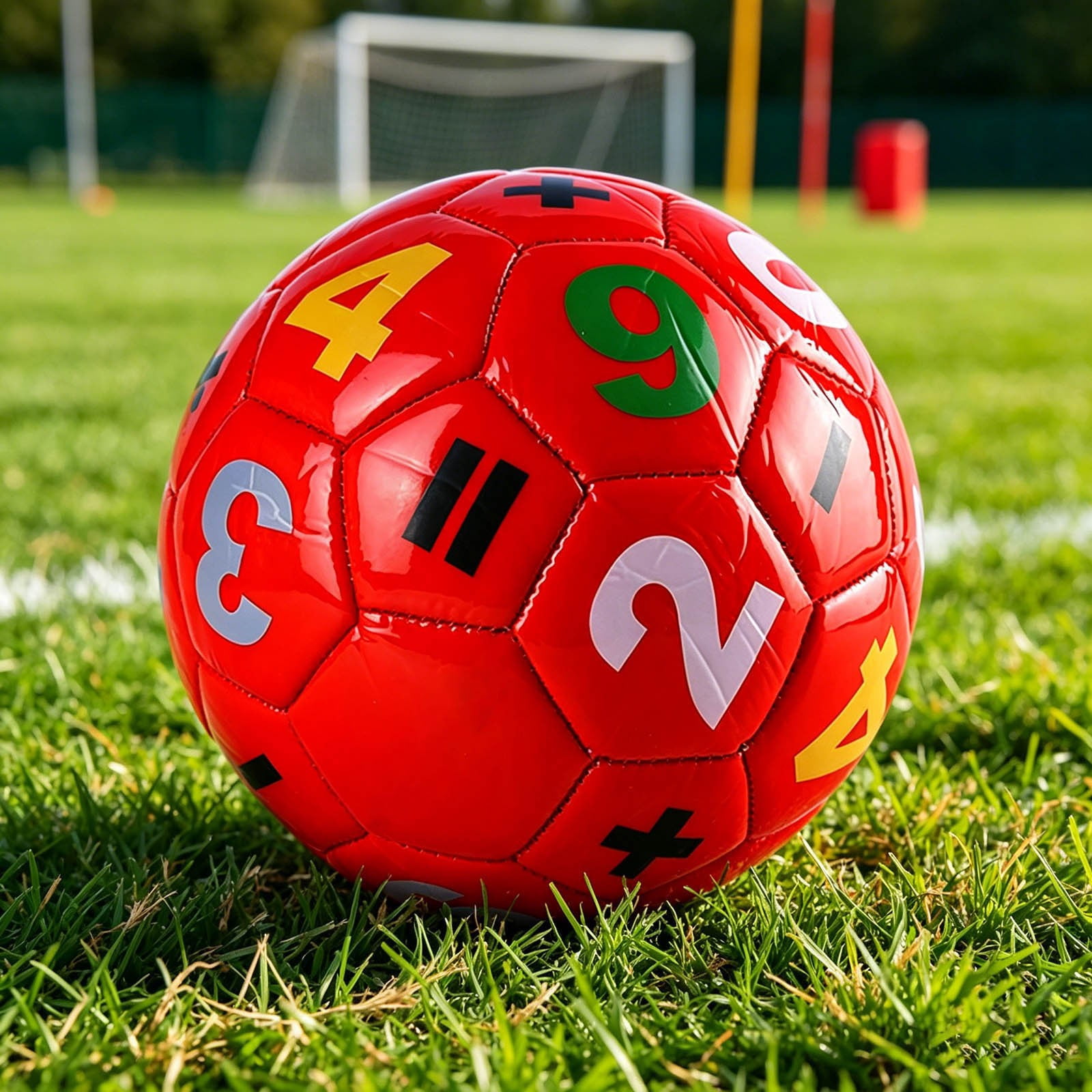 Rirozkan Toy Soccer Ball, Soft Kick Ball with Alphabet Numbers for ...
