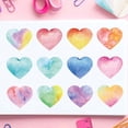 thumbnail image 1 of Rirozkan Valentines Day Stickers, 500 Pieces Heart Shaped Decal Stickers, Adhesive Love Labels for Crafts Gifts Decor, 1 of 6