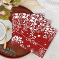 thumbnail image 1 of Rirozkan Valentines Napkins Paper, Heart Love Paper Napkins, Red Valentines Day Dinning Paper, Valentines Day Party Supplies Tableware, Red, 1 of 5