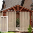 thumbnail image 1 of Rirozkan Waterproof Curtain, Outdoor Patio Rain Tarp for Porch, Heavy Duty Clear Vinyl Screen for Garden Balcony Wind Blocker Privacy, 1 of 6