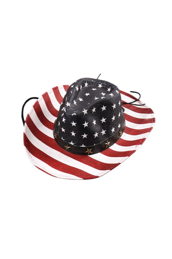 Wide Brim Western Cowboy Hat, Classic Felt Outdoor Headwear Adjustable Sun Protection for Ranch Rodeo Cosplay Party