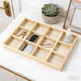thumbnail image 1 of Rirozkan Wooden Sorting Tray, Multi Compartment Display And Storage Box, Organizer For Jewelry, Crafts, Office Supplies, And Kitchen Countertop, 1 of 6