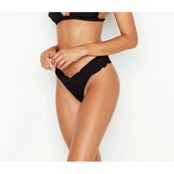 Ris-k BLACK Haven Bikini Swim Bottom, US Medium