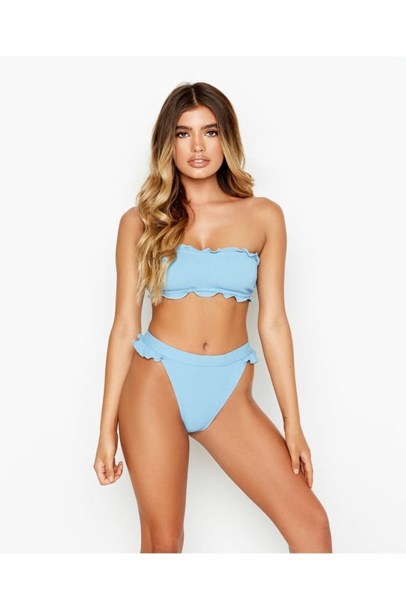 Prowl Top Women’s Swimsuit, Blue, Blue, Small