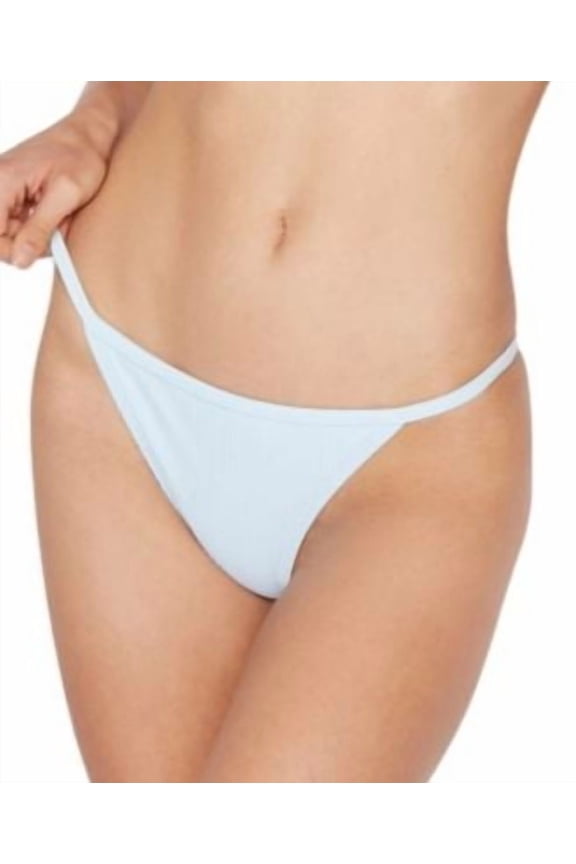 Women's Idyllic Ribbed Bikini Swim Bottoms, Size Small