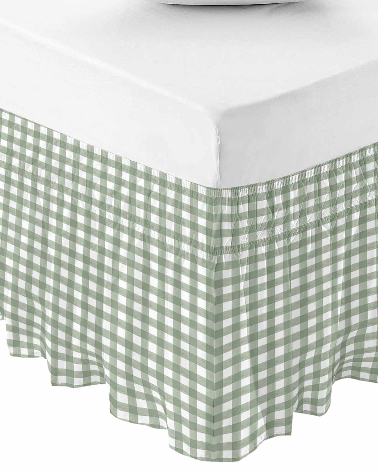 100 Sheets Sage Green Buffalo Plaid Tissue Paper – 20” X 14” For Gift Wrapping, Crafts, Wedding, Party Decor