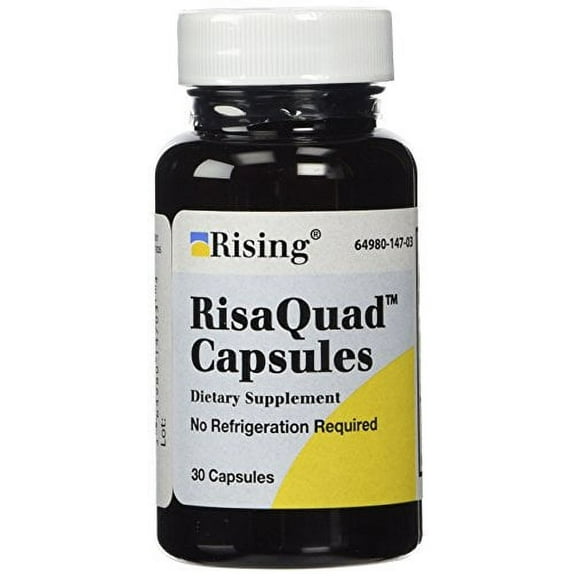 Risaquad Dietary Supplement Capsules, 230 mg, 30 capsules, 3 pack
