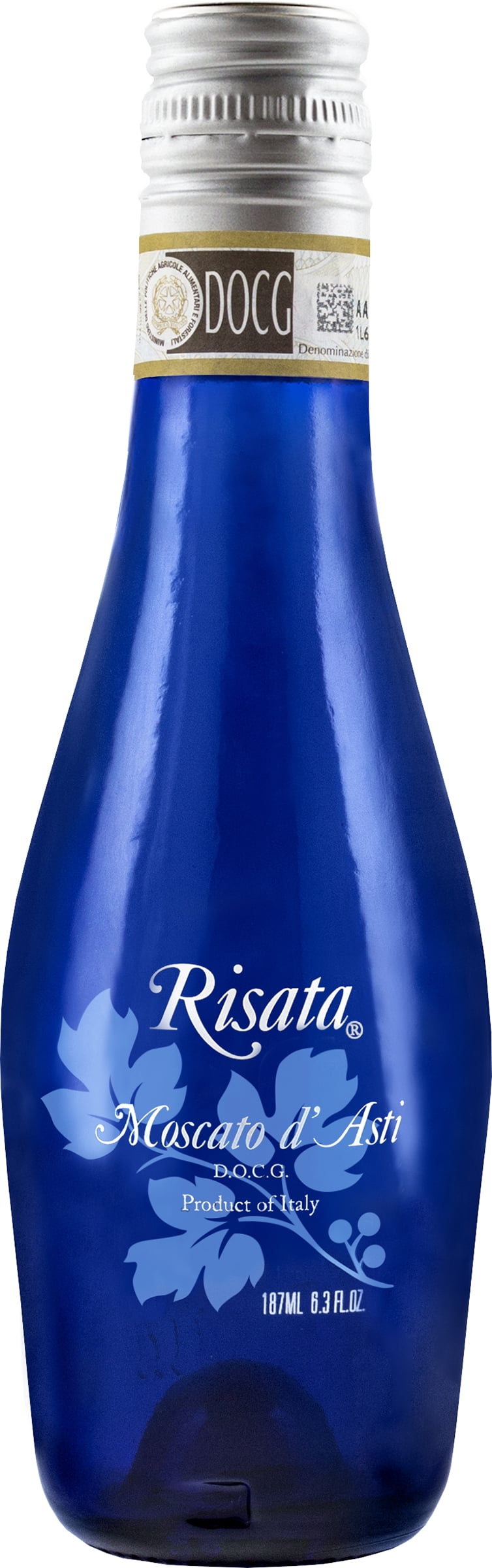 Risata Moscato d'Asti DOCG, Sparkling White Wine, Italy, 5.5% ABV, 187ml Glass Bottle, 6.3 fl oz