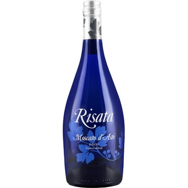 Risata Moscato d'Asti DOCG, Sparkling White Wine, Italy, 750ml Glass Bottle, 5.5% ABV, 25.4 fl oz