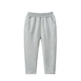 thumbnail image 1 of Risckoth Girls' Summer Sweatpants Elastic Waist Side Pockets Straight Leg Casual Pants 2-8 Years, 1 of 2