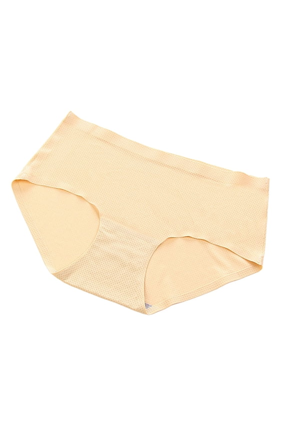 Women Mid Rise Mesh Seamless Briefs, Stretch Breathable Soft Daily Panties M-XL