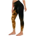 thumbnail image 1 of Risckoth Women's Flame Print Leggings High Waist Stretch Yoga Pants S-3XL, 1 of 6