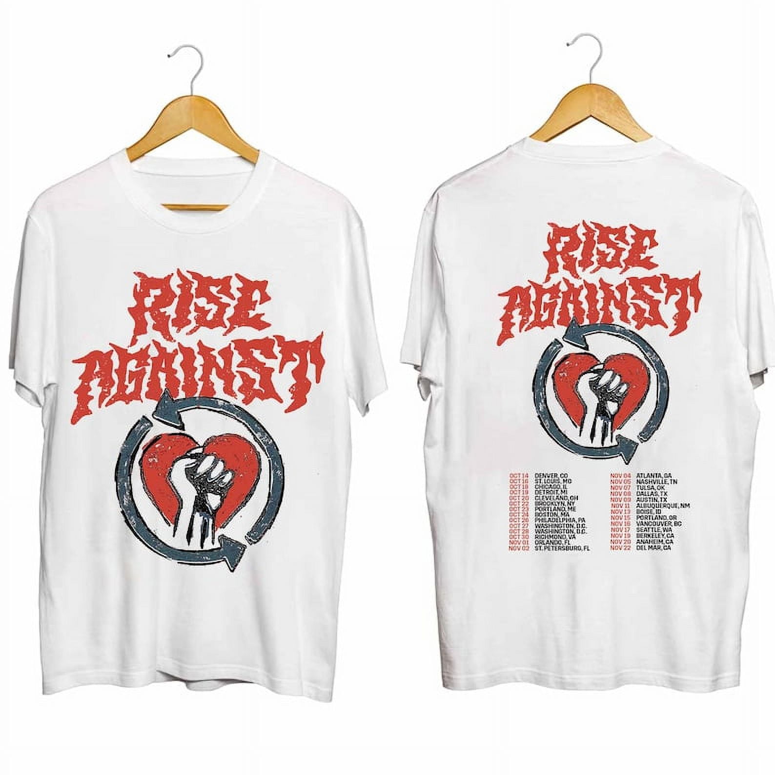 Rise Against 2024 Tour Shirt , Rise Against Band Fan Shirt , Rise