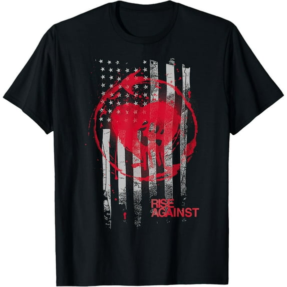 Rise Against- Stained Flag - Official Merchandise T-Shirt