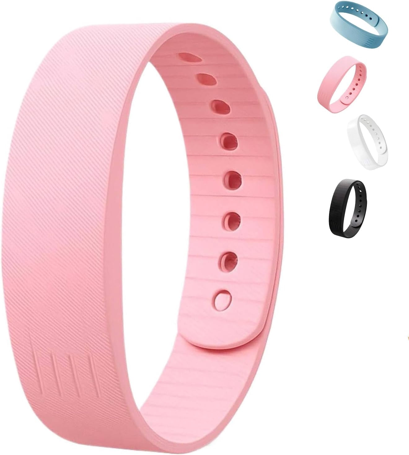 Rise Alarm Band, Risebands Quiet Rise Band for Men Women, Original Rise Alarm Band Vibration Wake-Up Silent Alarm Wristband for Deep Sleepers, for Happier Morning (Pink)