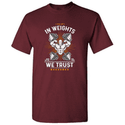 Daily Lift In Weights Never Outing Pure Power We Trust - Fitness T-Shirt