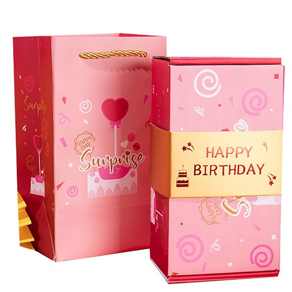 Rise Box Gift Box Creating The Most Surprising Gift Creativity Folding Bouncing Red Envelope Gift Box Creative Up Explosion Gift Boxes