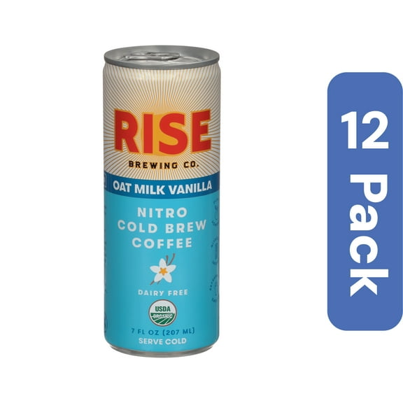 Rise Brewing Co Coffee Ready to Drink Cold Brew Organic 7 fl oz (Pack Of 12)