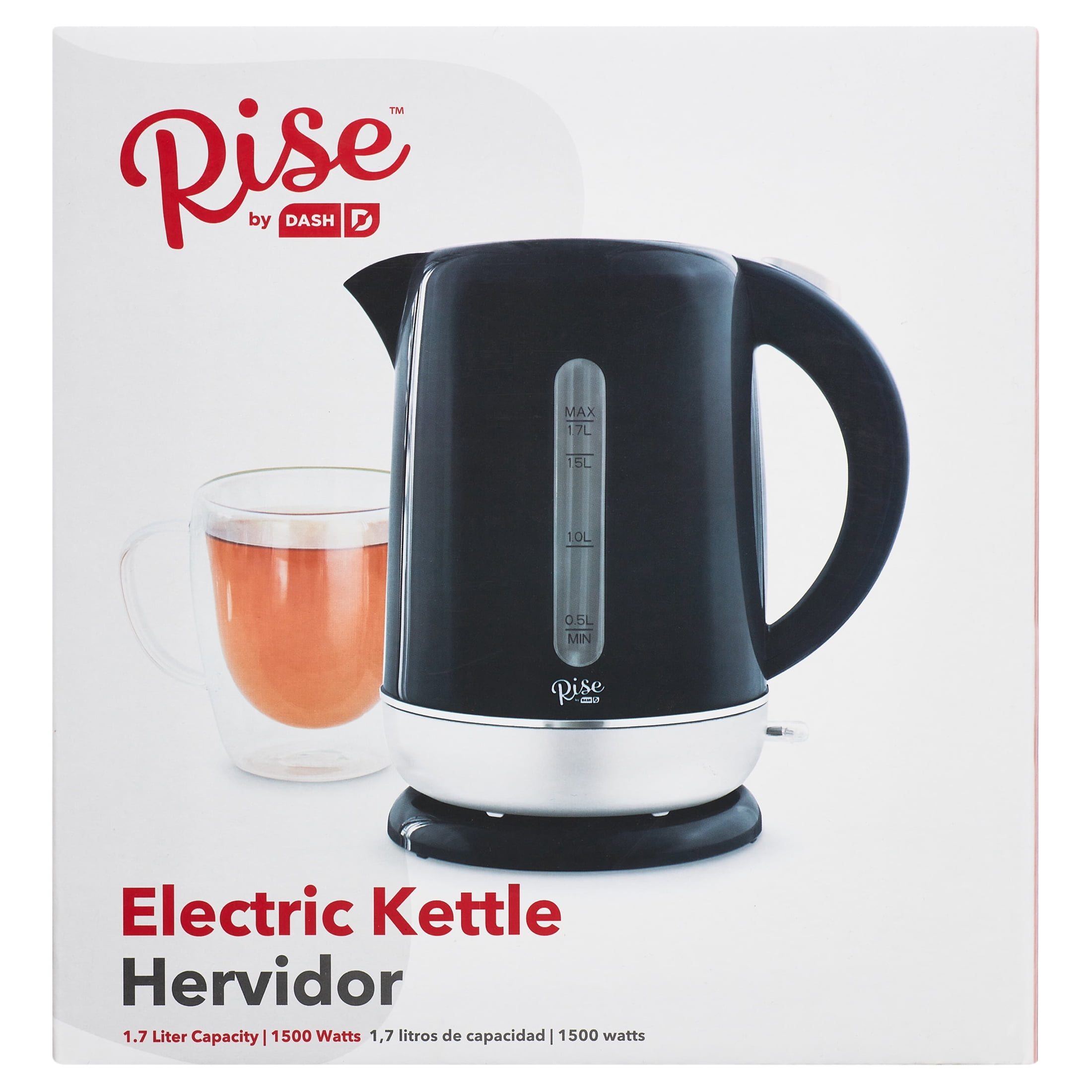 Rise By Dash 1.7 Liter Electric Kettle + Water Heater with Rapid Boil