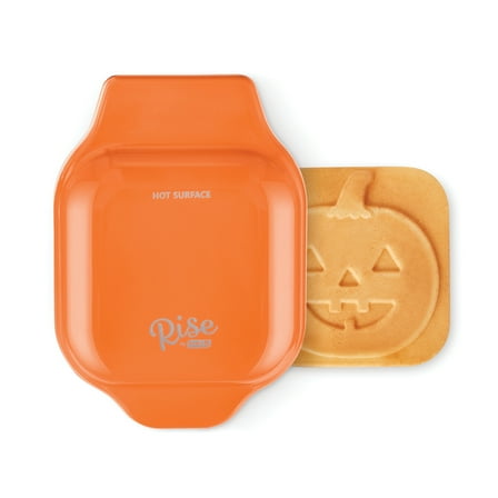 Rise By Dash Jack-O-Lantern Mini Waffle Maker