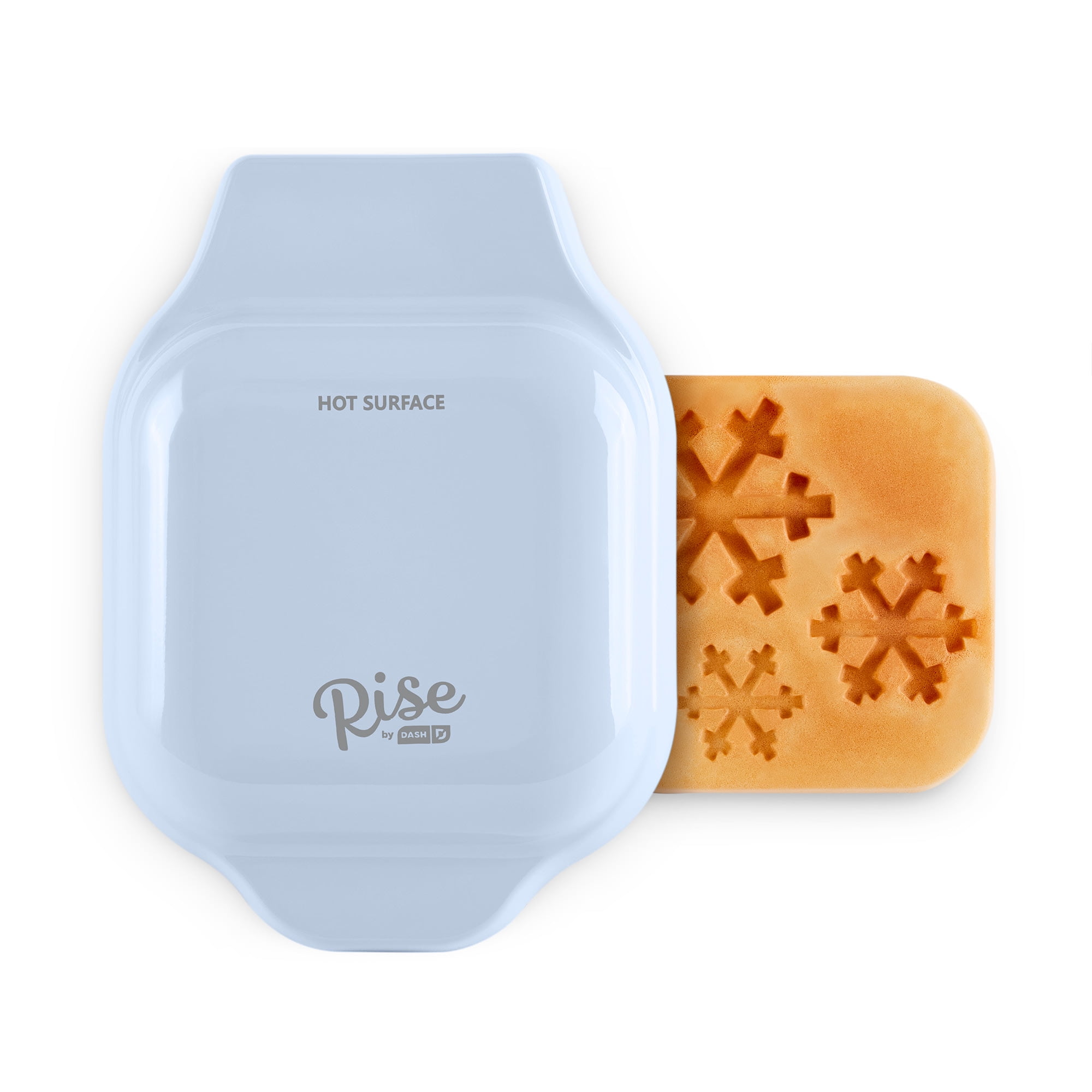 Dash Snowflake Mini Waffle Maker - Silver