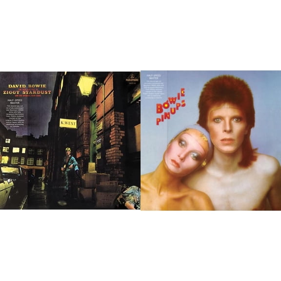 Rise & Fall Of Ziggy Stardust & The Spiders From Mars (2012 Remaster/Half-Speed Master) & Pinups (2015 Remaster) [LP Vinyl Bundle]