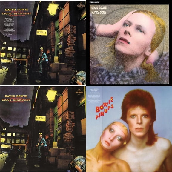 Rise & Fall Of Ziggy Stardust & The Spiders From Mars (2012 Remaster/Half-Speed Master) & Hunky Dory (2015 Remaster/50Th Anniv/Picture Disc) & Rise & Fall Of Ziggy Stardust (2012 [LP Vinyl Bundle]