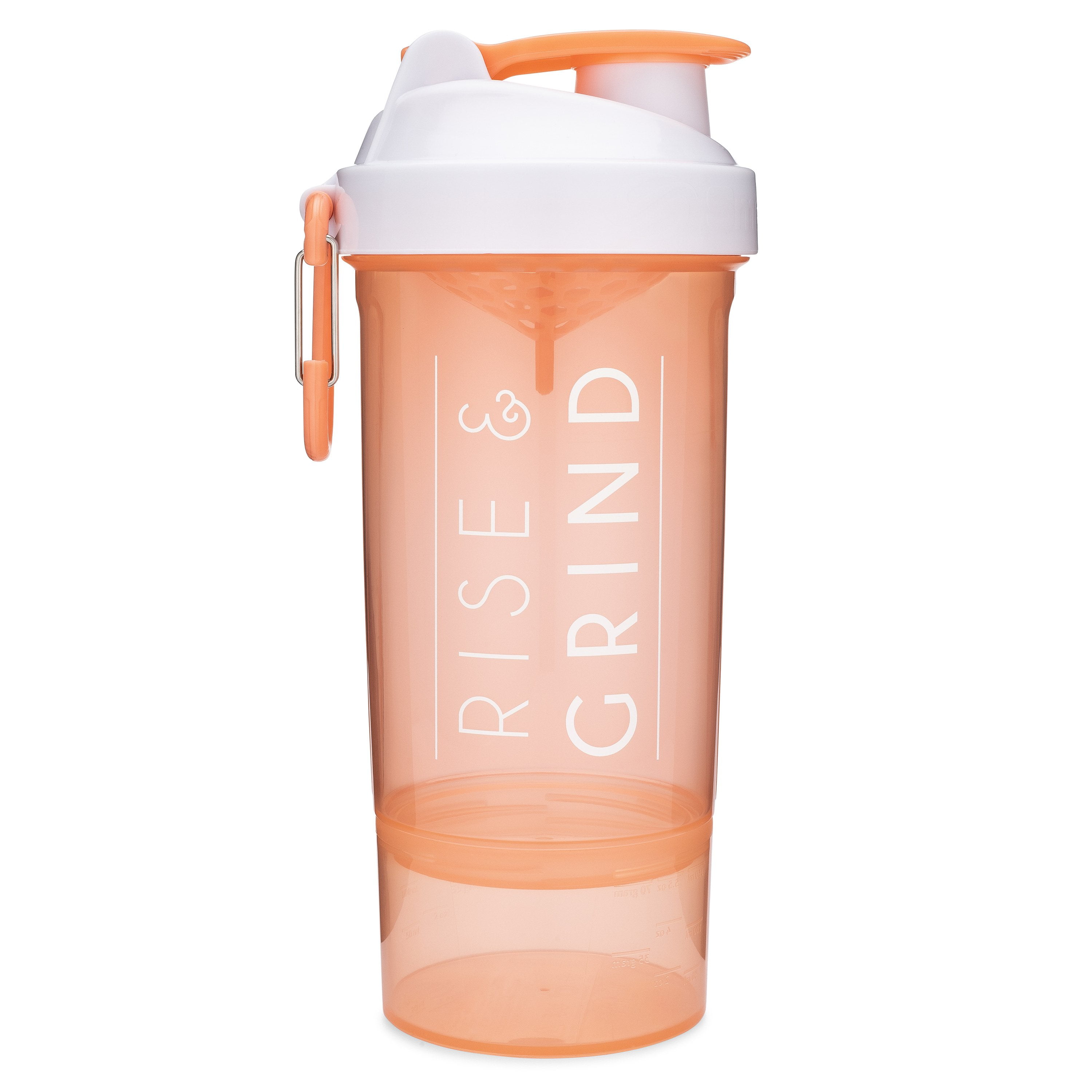 Rise & Grind Smartshake Shaker Bottle with Motivational Quote