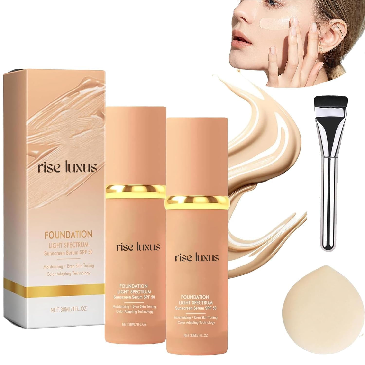 春早割 Rise Luxus Foundation, Rise Luxus Ultrablend 4 in 1 カットソー(半袖/袖なし)