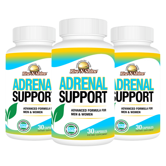 Rise-N-Shine Adrenal Support Supplement, Support for Stress, Energy, and Balance, 30 Ct