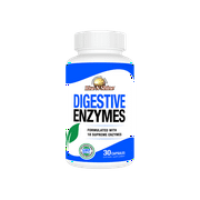 Rise-N-Shine Digestive Enzymes for Men and Women, Dietary Supplement, Protease, Probiotics, 30 Count