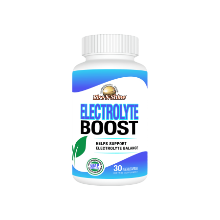 Rise-N-Shine Electrolyte Boost With Potassium, Phosphorus, Magnesium, and More For Men and Women 30 Capsules