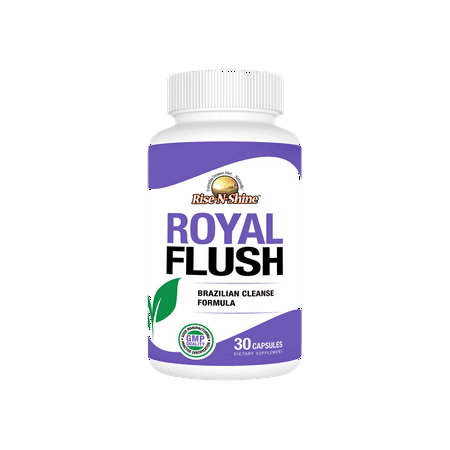 Rise-N-Shine Royal Flush, Brazilian Acai, Senna Leaves, Cascara Sagrada, Black Walnut, 30 Count