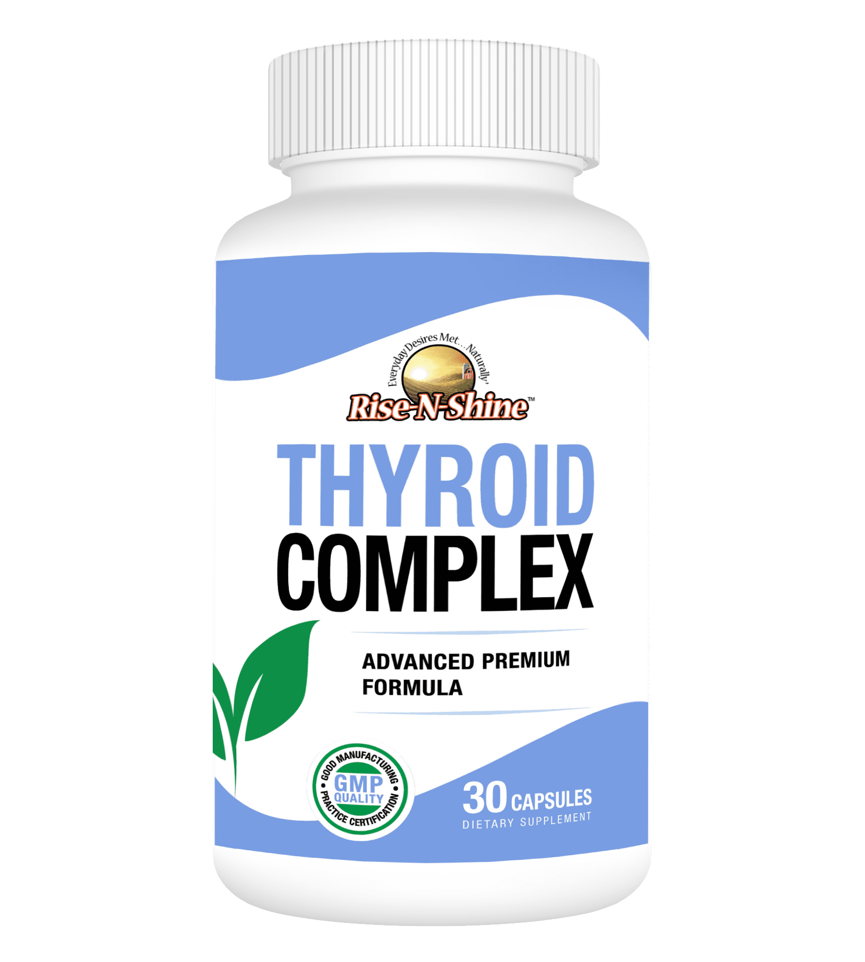 RiseNShine Thyroid Complex, Ashwagandha Root, Bladderwrack, and More