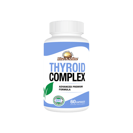 Rise-N-Shine Thyroid Complex, Ashwagandha Root, Bladderwrack, and More, Thyroid Supplement, 60Ct