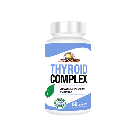 Rise-N-Shine Thyroid Complex, Ashwagandha Root, Bladderwrack, and More, Thyroid Supplement, 60Ct