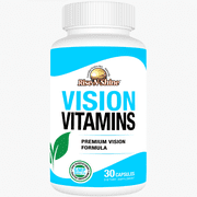 Rise-N-Shine Vision Vitamins Supplement with Lutein, Vitamin A, Taurine, Zinc, Turmeric 30 Count