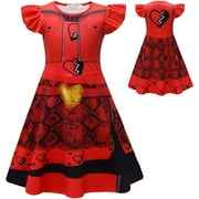 SUEEA Rise Red Costume for Girls Movies Halloween Outfits SIZE for 3-9Y