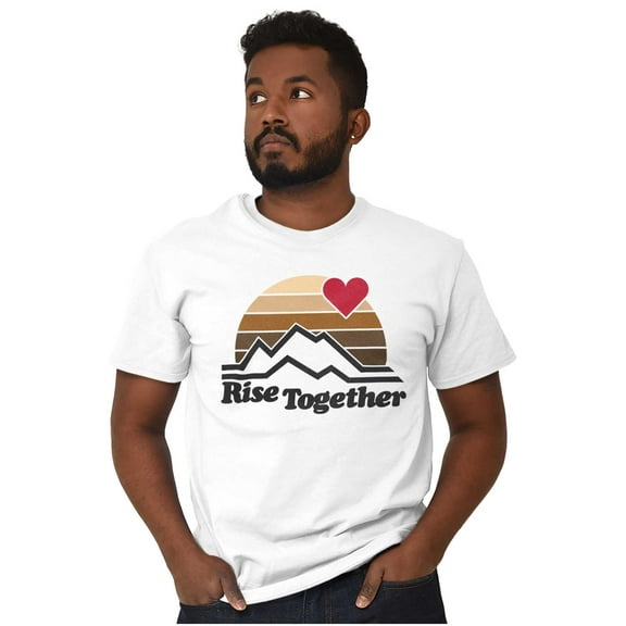 Rise Together Social Justice Equality Men's Graphic T Shirt Tees Brisco Brands X