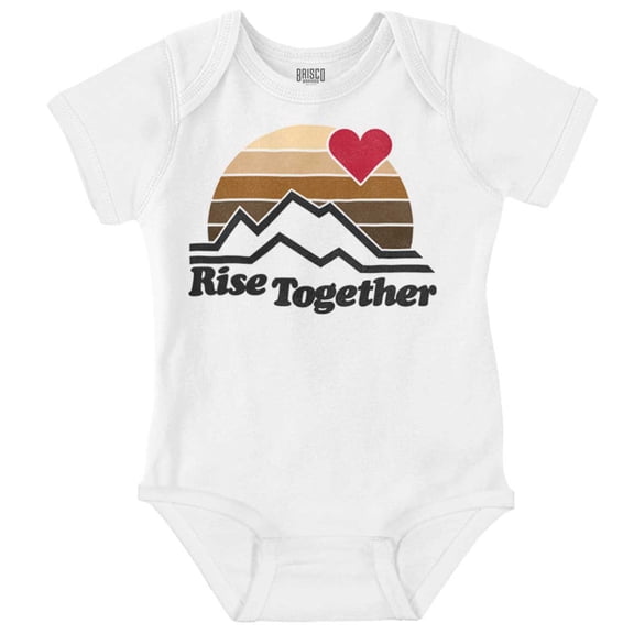 Rise Together Social Justice Equality Romper Boys or Girls Infant Baby Brisco Brands 6M
