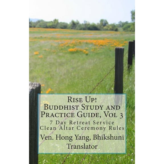Rise Up! Buddhist Study and Practice Guide: 7 Day Retreat Service (Paperback)(Large Print)
