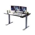 thumbnail image 1 of Rise Up Premium Electric Standing Desk 48x30”| Dual Motor Adjustable Height Sit Stand Computer Desk for Home Office | Ergonomic Motorized Desk with Memory Presets, Anti-Collision, and Steel Frame, 1 of 8