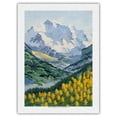 thumbnail image 1 of Rise Up Mountain - From an Original Watercolor Painting by Robin Wethe Altman - Japanese Unryu Rice Paper Art Print 24 x 32 in, 1 of 4