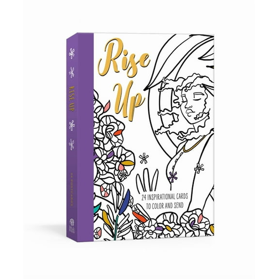 Rise Up Postcard Book : 24 Inspirational Cards to Color and Send (Cards)