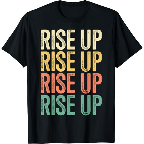 Rise Up Retro Vintage T-Shirt