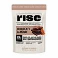 thumbnail image 1 of Rise Whey Protein Powder - Chocolate Almond | 25g Protein No Artificial Flavors, Colors, or Preservatives - Sugar Free, Gluten-Free, Soy Free (2.4 lbs), 1 of 8