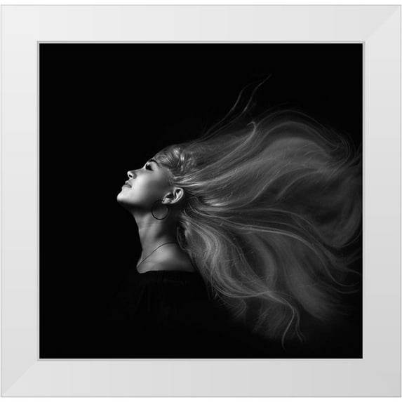 Rise, Zachar 15x15 White Modern Wood Framed Museum Art Print Titled - ...