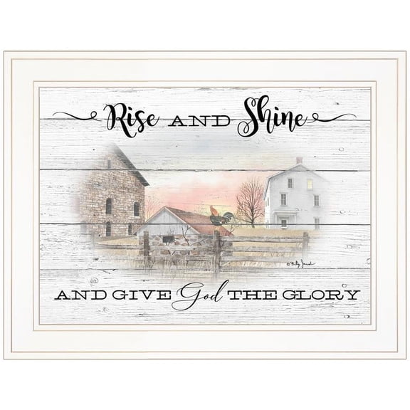 Rise and Shine By Billy Jacobs Printed Wall Art Wood Multi-Color